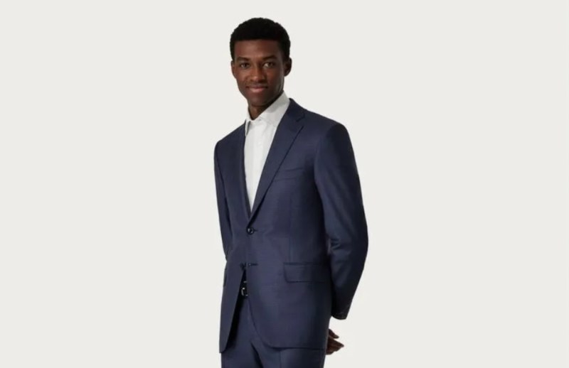 Blue suit by Canali