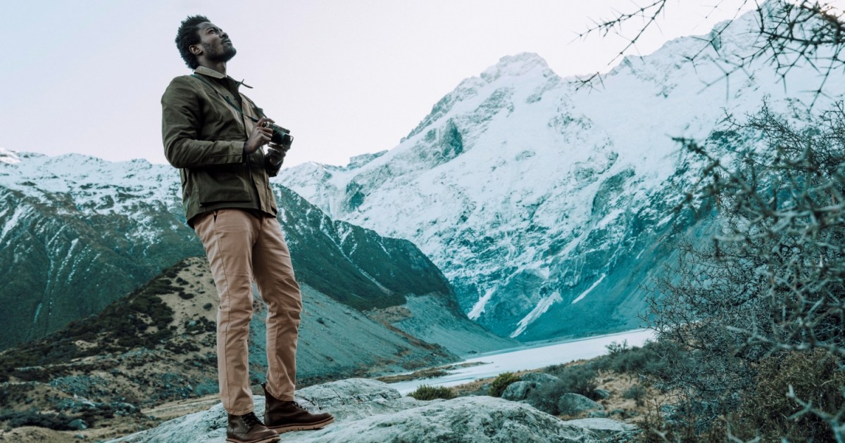 The trendy photographer has a mannequin new jacket from Leica and AETHER made only for them