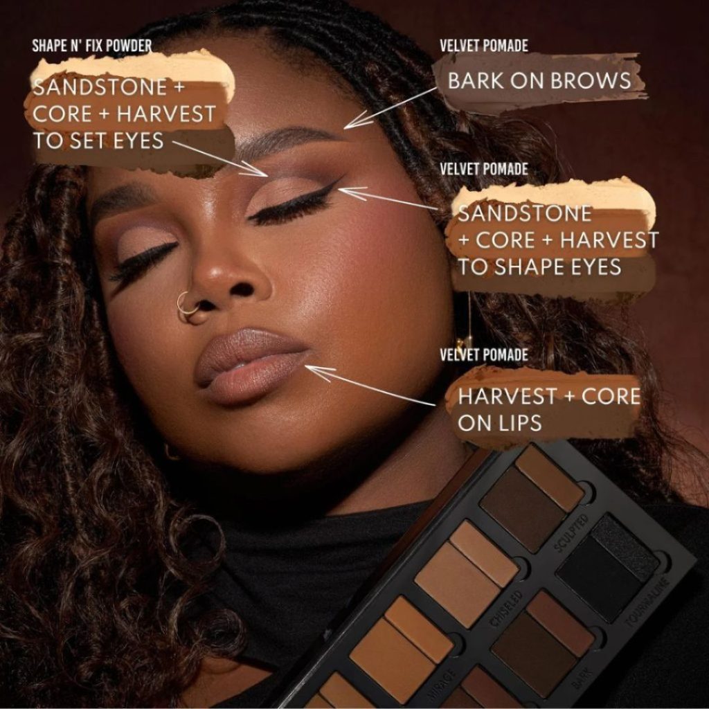 Best Eyeshadow Palettes—Danessa Myricks Beauty Groundwork: Defining Neutrals Palette For Eyes, Brows, Face & Lips