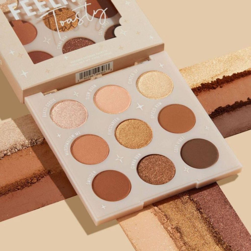 Best Eyeshadow Palettes—ColourPop Feelin’ Toasty Pressed Powder Eyeshadow Makeup Palette